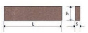 Taśma prowadząca teflonowa PTFE+BR 2x15 10cm