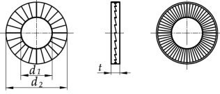 Podkładka samoklinująca NordLock M14 oc AN133 Podkładka samoklinująca NordLock M14 oc AN133