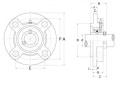 UCFC 207 ŁOŻYSKO SAMONASTAWNE W OPRAWIE UCFC 207 ŁOŻYSKO SAMONASTAWNE W OPRAWIE