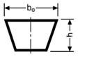 Pas klinowy HA A/13 2475Li =2505Ld CONTITECH