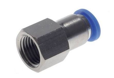 Złączka prosta gwint wewnętrzny 1/8" - 4 mm Złączka prosta gwint wewnętrzny 1/8" - 4 mm