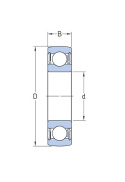 Łożysko samonastawne 6204 SEE 20x47x14 SNR