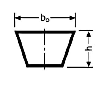 Pasek klinowy zębaty AVX 13x650 OPTIBELT Pasek klinowy zębaty AVX 13x650 OPTIBELT