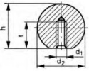 Uchwyty kuliste DIN319 C M12X40 56914 Uchwyty kuliste DIN319 C M12X40 56914