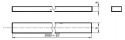 Wpust pryzmatyczny 10x8x1000 DIN 6880 1m Wpust pryzmatyczny 10x8x1000 DIN 6880 1m