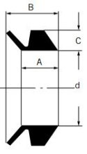 Uszczelniacz pierścień V-RING 120 VS
