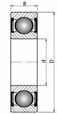 Łożysko kulkowe 609 ZZ DUNLOP 9x24x7 Łożysko kulkowe 609 ZZ DUNLOP 9x24x7
