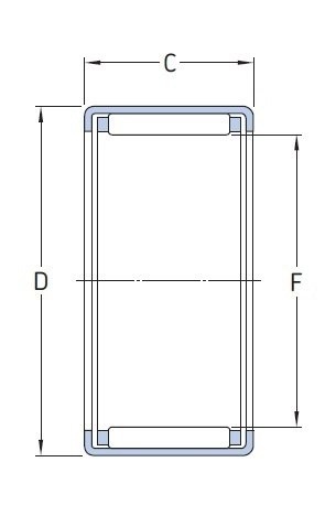 ŁOŻYSKO IGIEŁKOWE B107 TORRINGT 15,875x20,638x11.1 ŁOŻYSKO IGIEŁKOWE B107 TORRINGT 15,875x20,638x11.1