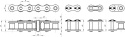 Łańcuch rolkowy jednorzędowy 12B-1 3/4" 5MB