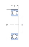 Łożysko 604 ZZ EZO 4x12x4