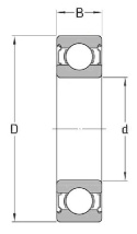 Łożysko Temperaturowe 6012 BHTC4 ZZ 200C 60x95x18