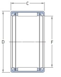 HK 2820 2RS NEUTRAL Łożysko igiełkowe 28x35x20