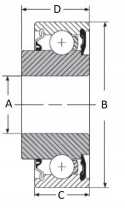 Łożysko kulkowe 204RY2 PFI 16,027x45,2x18,669