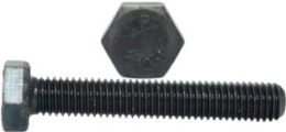 M20x60 Śruby łeb 6-kątny 12.9 czarne DIN 933 1szt