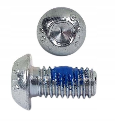 M10x35 Śruby kuliste oc+nylon kl.10.9 ISO7380 5szt