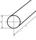 Pręt okrągły stalowy fi 110mm 100mm