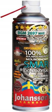 Smar do łożysk MoS2 BGM 2697 JOHANSSON 400ml