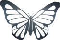Ozdoba prezent motyl ze stali 44x64 cm Ozdoba prezent motyl ze stali 44x64 cm