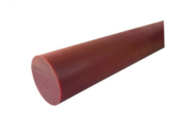 Pręt poliamid wałek fi 35x100mm PA6-G czerwony