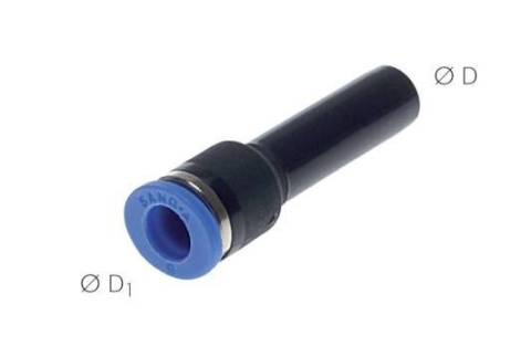 Złączka redukcyjna nypel wtykowa 12 mm wąż 10 mm Złączka redukcyjna nypel wtykowa 12 mm wąż 10 mm