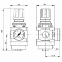 Zawór redukcyjny G1" 0,5-8,5 bar