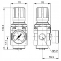 Zawór redukcyjny G1/2" 0,5-8,5 bar