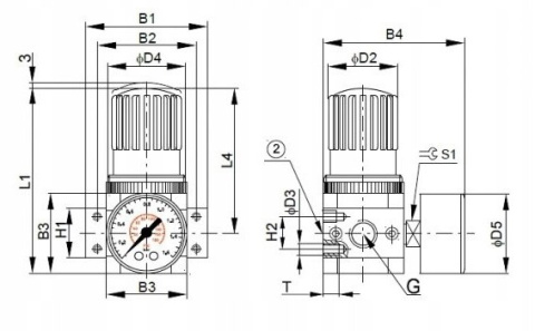 Zawór redukcyjny G3/4" 0.5-12bar Zawór redukcyjny G3/4" 0.5-12bar