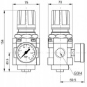 Zawór redukcyjny G3/4" 0,5-8,5 bar