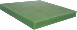 Płyta poliamid PA6-G+olej zielona 6x100x100 mm