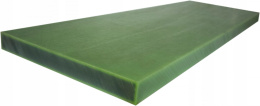 Płyta poliamid PA6-G+olej zielona 6x100x150 mm