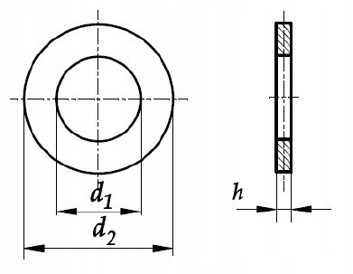 Podkładka dystansowa PA6 M24 DIN34815 1szt. Podkładka dystansowa PA6 M24 DIN34815 1szt.