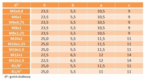 Smarowniczka kalamitka kątowa R1/4 Smarowniczka kalamitka kątowa R1/4