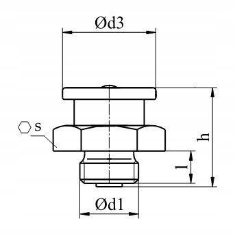 Smarowniczka kalamitka z główką płaską M16x1,5(22) Smarowniczka kalamitka z główką płaską M16x1,5(22)