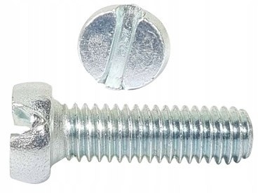 M3x8 Wkręt z łbem walcowym DIN 84 ocynk 20 szt