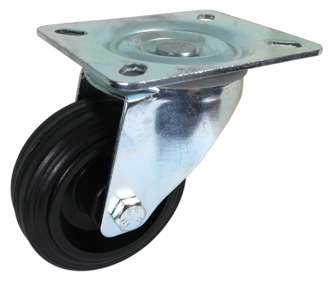 Zestaw kołowy skrętny 125mm nośność 100 kg Zestaw kołowy skrętny 125mm nośność 100 kg