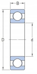 6201 C3 KOYO Łożysko kulkowe 12x32x10