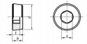 Korek gwintowany z gniazdem 6-kąt M20x1,5 DIN906