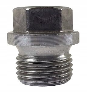 Korek gwintowany z kołnierzem M12x1,5 cz DIN 910