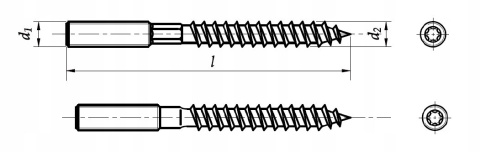 Łącznik dwugwintowy M6x80 AN 119 ocynk 5szt Łącznik dwugwintowy M6x80 AN 119 ocynk 5szt