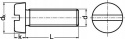M2x8 Wkręt z łbem walcowym DIN 84 A2 10 szt M2x8 Wkręt z łbem walcowym DIN 84 A2 10 szt