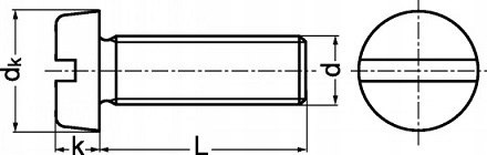 M6x30 Wkręt z łbem walcowym DIN 84 A2 10 szt M6x30 Wkręt z łbem walcowym DIN 84 A2 10 szt