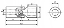 Przegub CARDANA 8x13x42 DIN 808