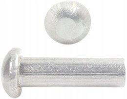 4x12 Nit nity aluminiowe łeb kulisty DIN 660 50szt 4x12 Nit nity aluminiowe łeb kulisty DIN 660 50szt