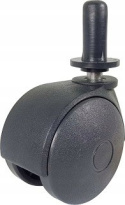 Zestaw kołowy meblowy skrętny 40mm trzpień+tuleja Zestaw kołowy meblowy skrętny 40mm trzpień+tuleja