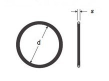 ORING uszczelka 7,65X1,78 70NBR ORING uszczelka 7,65X1,78 70NBR
