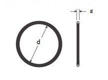 Oring uszczelka 10x2,5 NBR 1kpl=2szt Oring uszczelka 10x2,5 NBR 1kpl=2szt