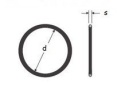 Oring uszczelka 7,65X1,78 NBR 1kpl=2szt