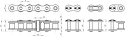 Łańcuch rolkowy jednorzędowy 12B-1 DUNLOP 5MB Łańcuch rolkowy jednorzędowy 12B-1 DUNLOP 5MB