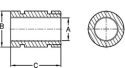 Tuleja liniowa ślizgowa FMT12 PBC