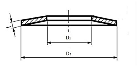 Sprężyna talerzowa 28x10,2x1 DIN 2093 5szt. Sprężyna talerzowa 28x10,2x1 DIN 2093 5szt.
